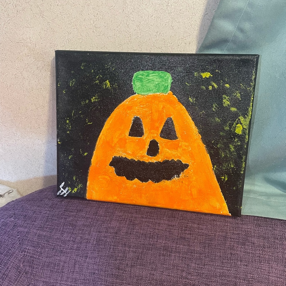 Pumpkin painting! Handmade by my!🫶🏻